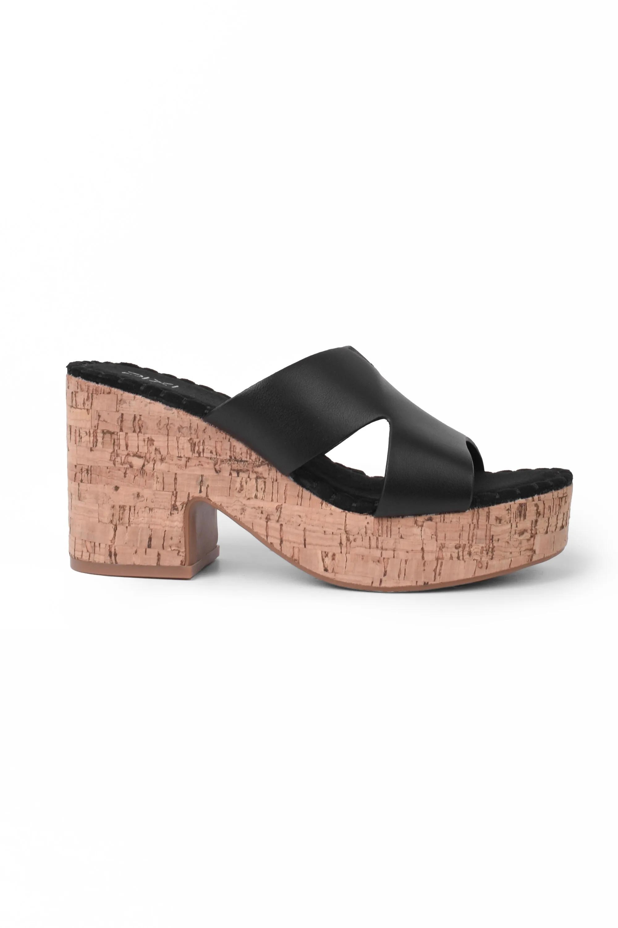 01-4776 Hesse Wood Heel Mule