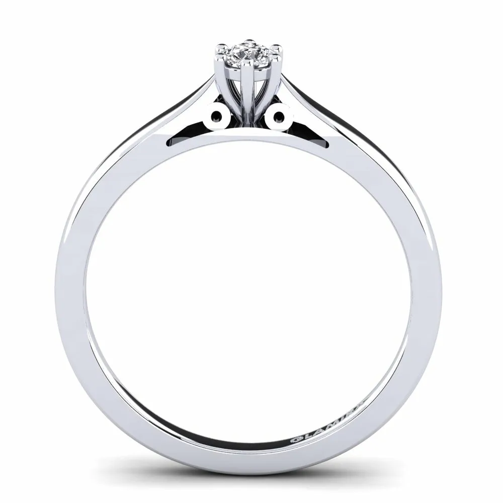 0.1crt Bridal Glory engagement ring