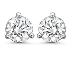 1.00 Carat Total Weight Diamond Earrings