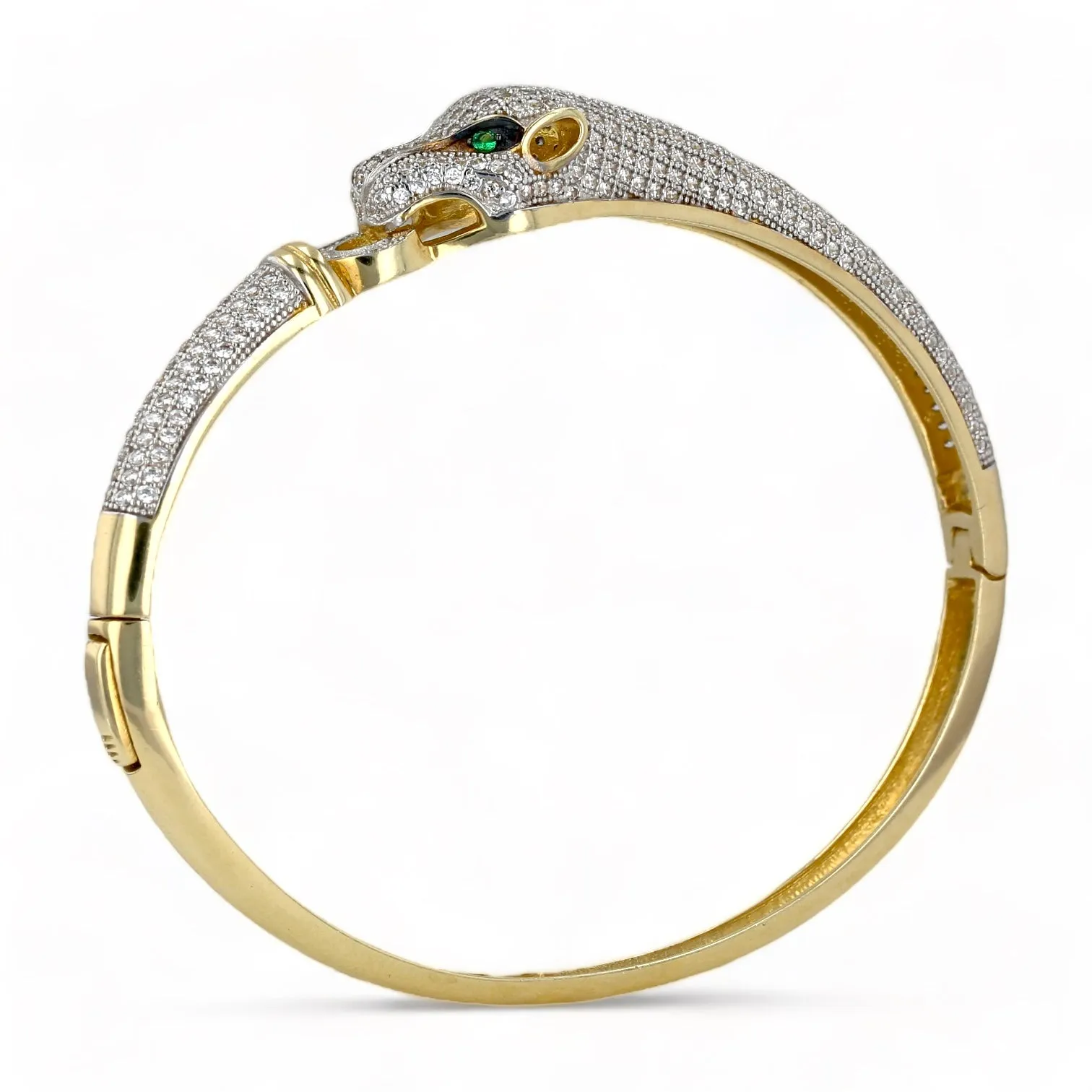 10K Yellow Gold Panther bracelet - Search Engine Optimization result: 10K Yellow Gold Panther Bracelet, H154