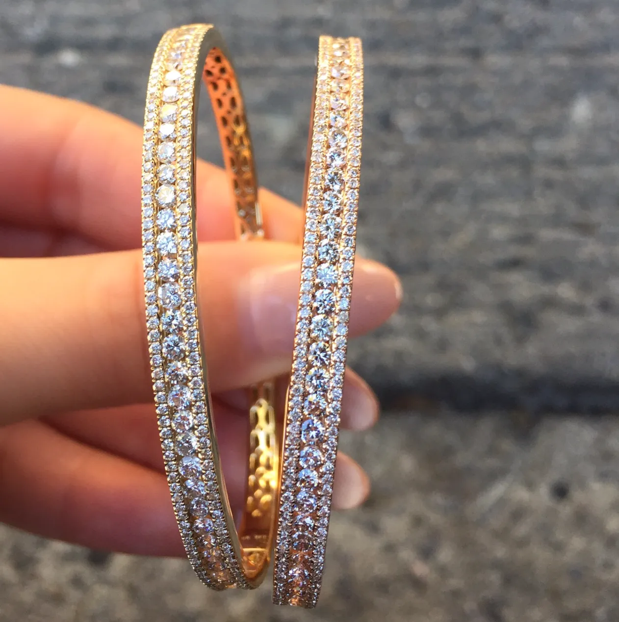 14K Gold Diamond Bracelet