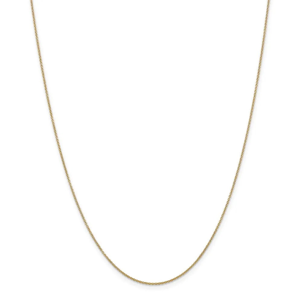 14k Yellow Gold Pointe Ballerina (36mm) Necklace