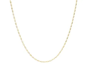 18K Gold Adjustable Dot Line Necklace Chain R4181