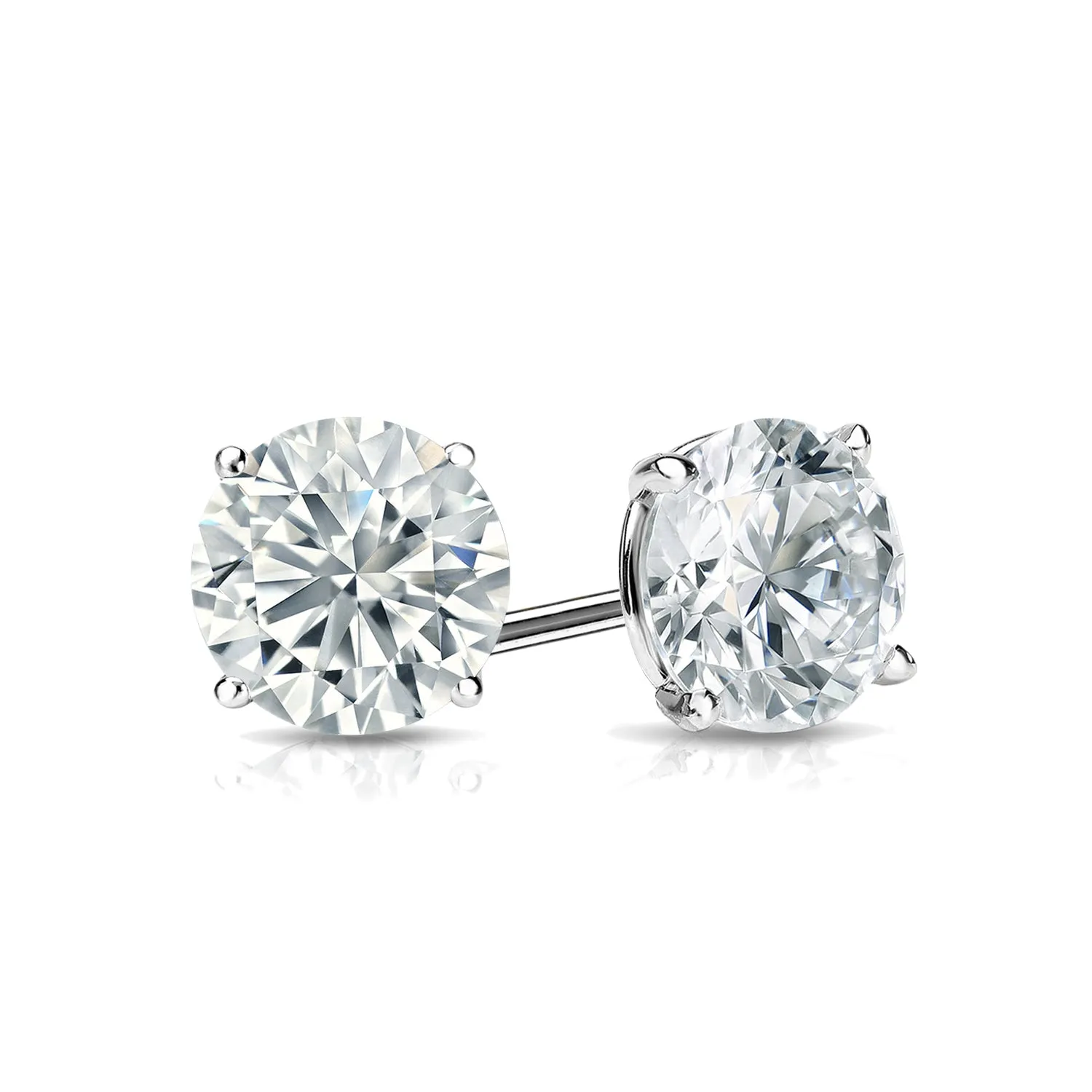 2 Carat Total Weight Lab-Grown Diamond Stud Earrings