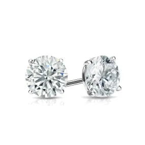 2 Carat Total Weight Lab-Grown Diamond Stud Earrings