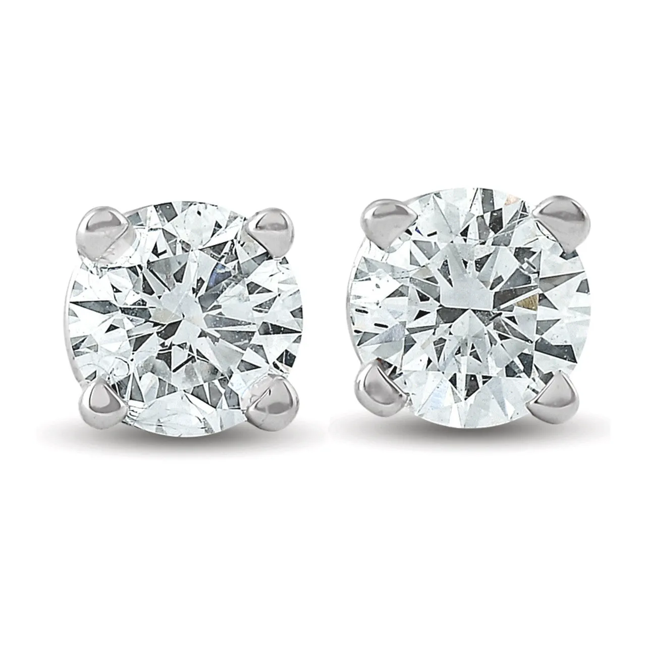 3/4 carat total weight laboratory-created diamond stud earrings