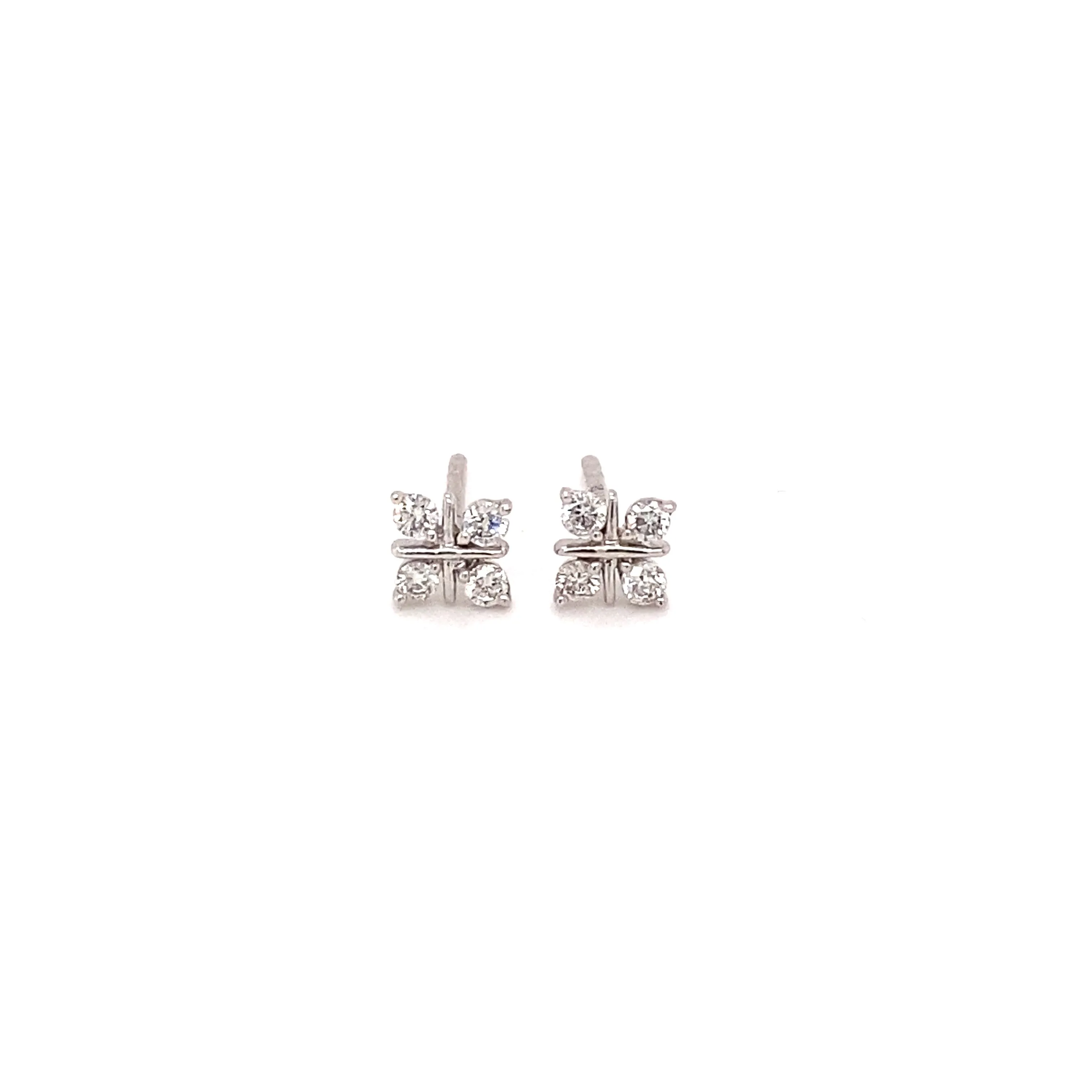 4-stone diamond earrings