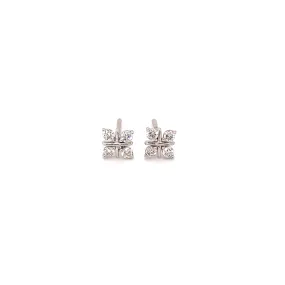 4-stone diamond earrings