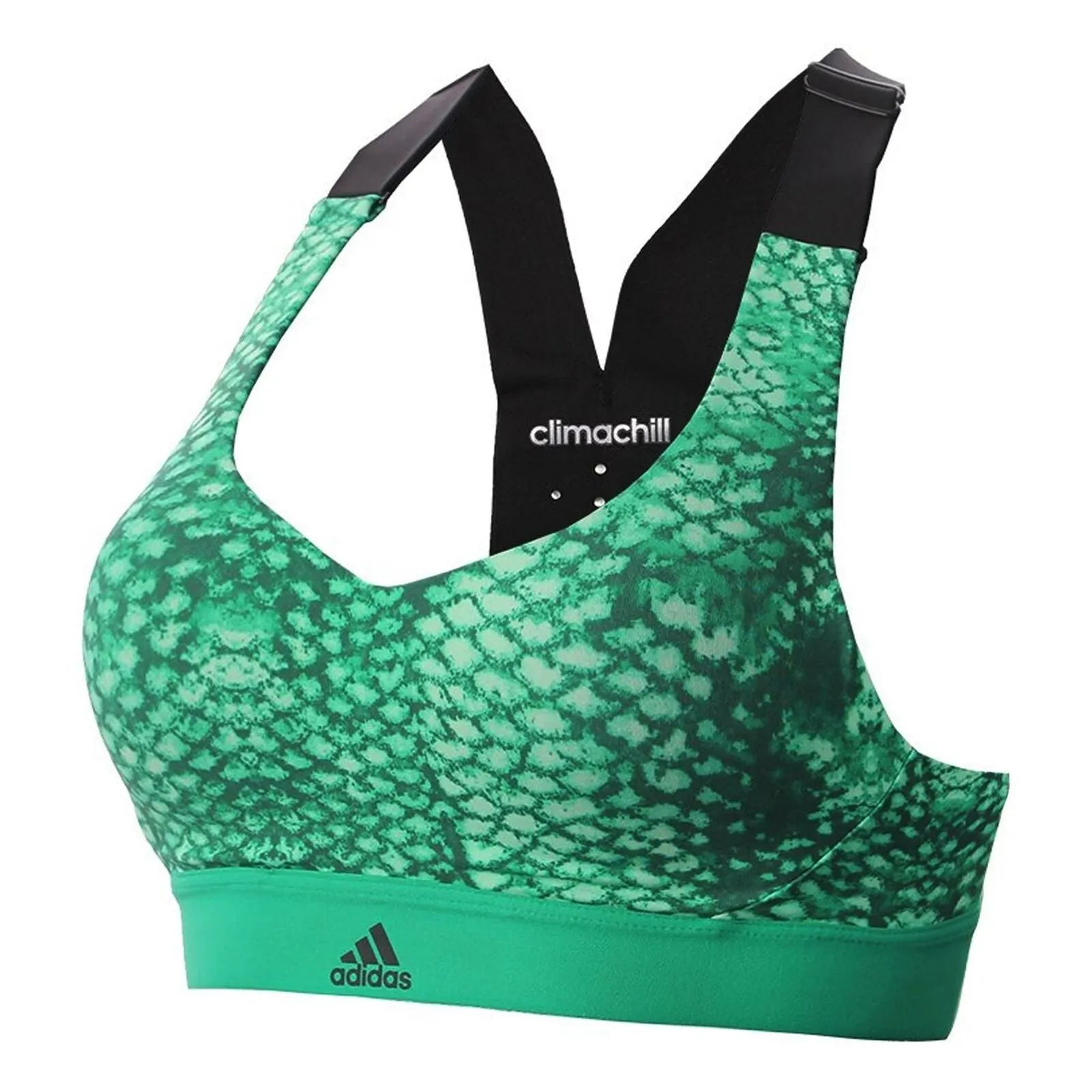 Adidas Chill Womens Green Sports Bra