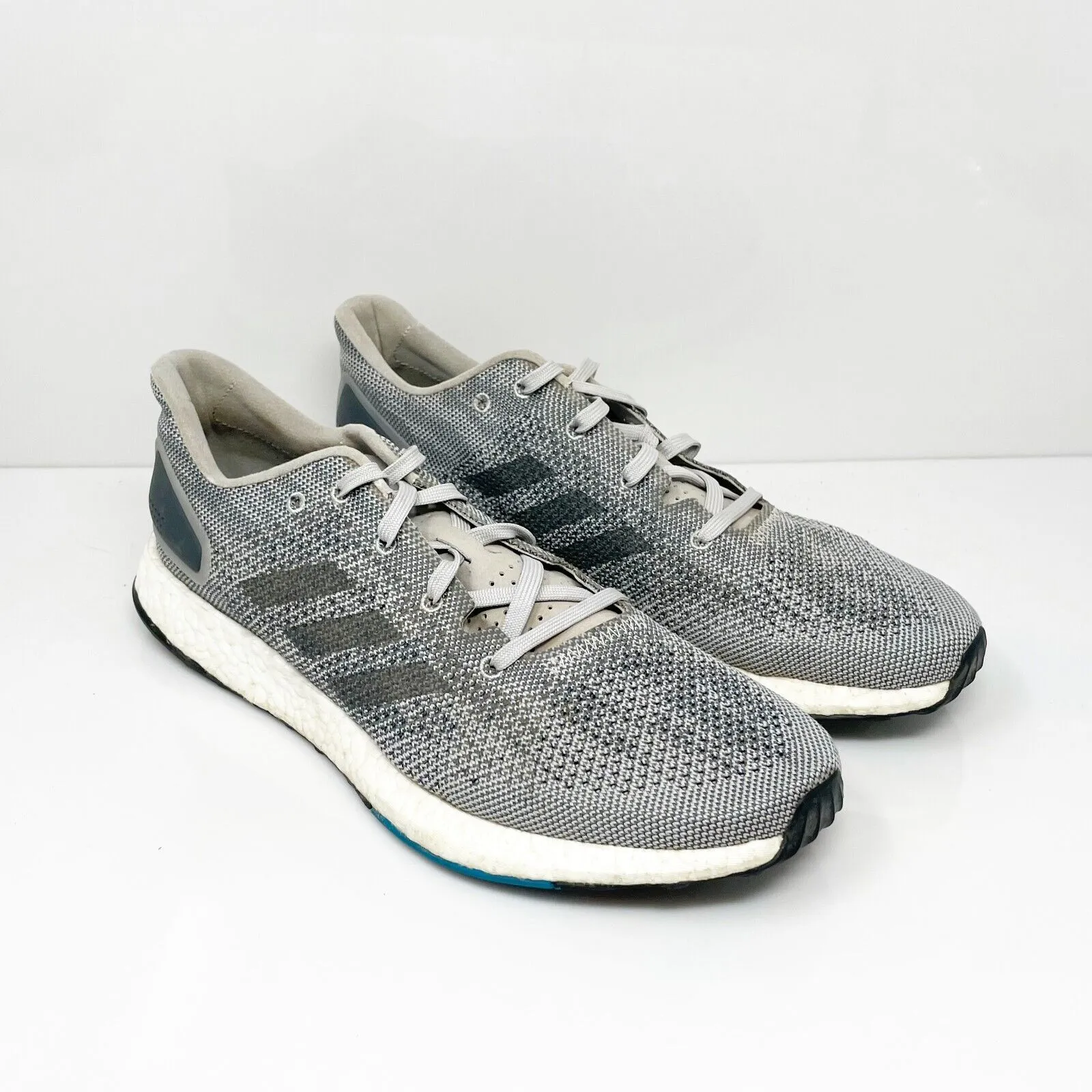 Adidas Mens Pureboost DPR S82010 Gray Running Shoes Sneakers Size 10