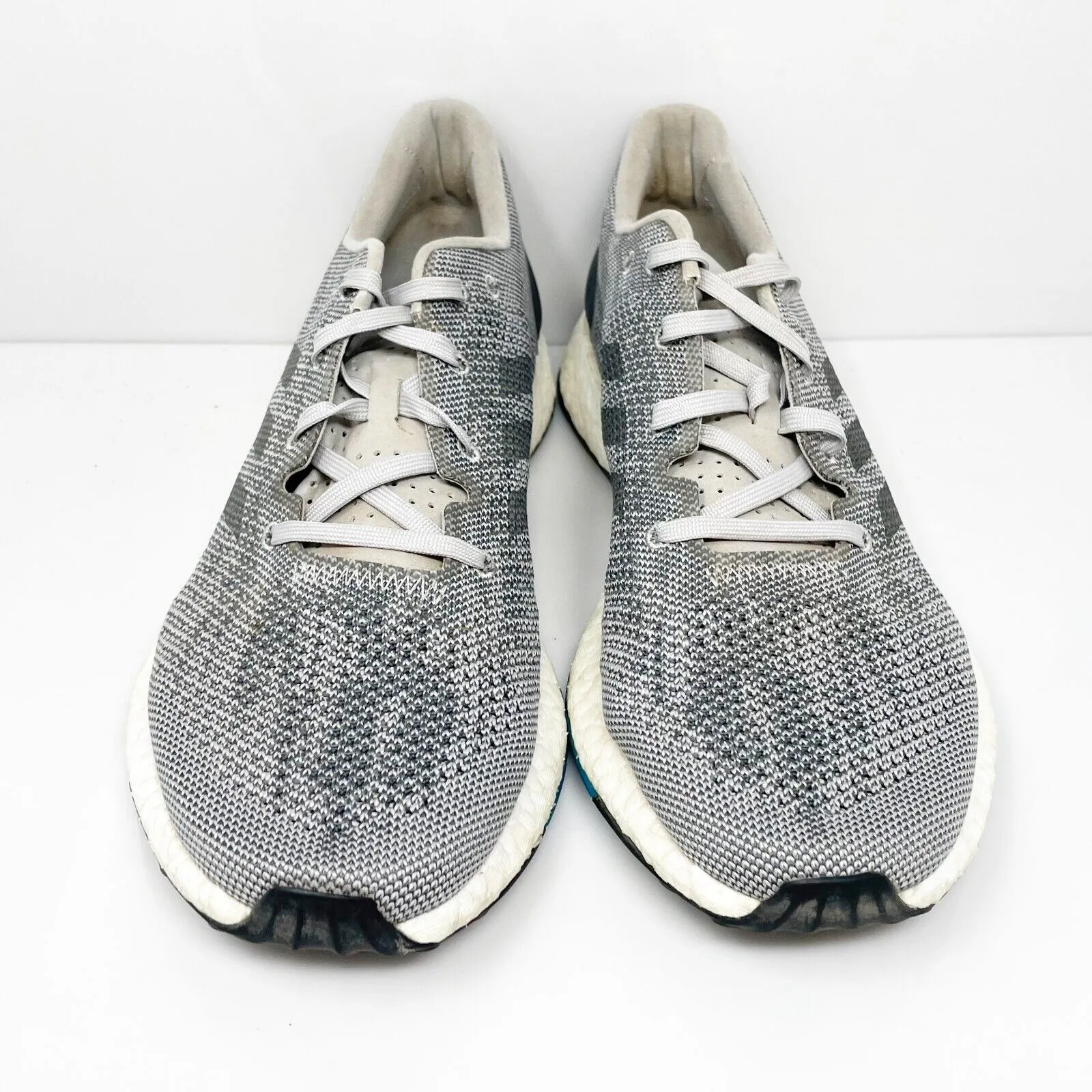 Adidas Mens Pureboost DPR S82010 Gray Running Shoes Sneakers Size 10