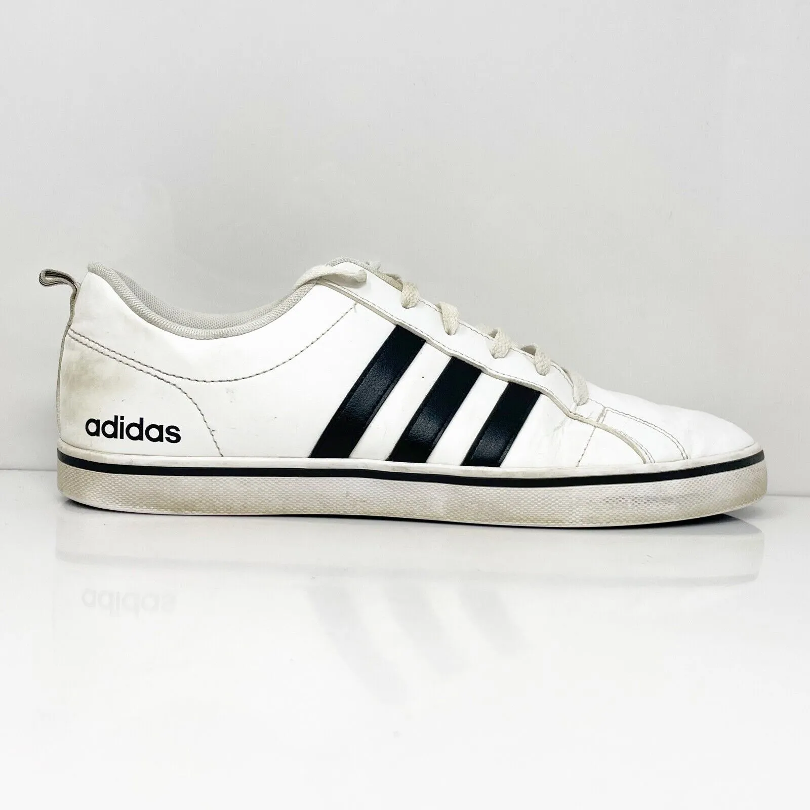 Adidas Mens VS Pace AW4594 White Casual Shoes Sneakers Size 12