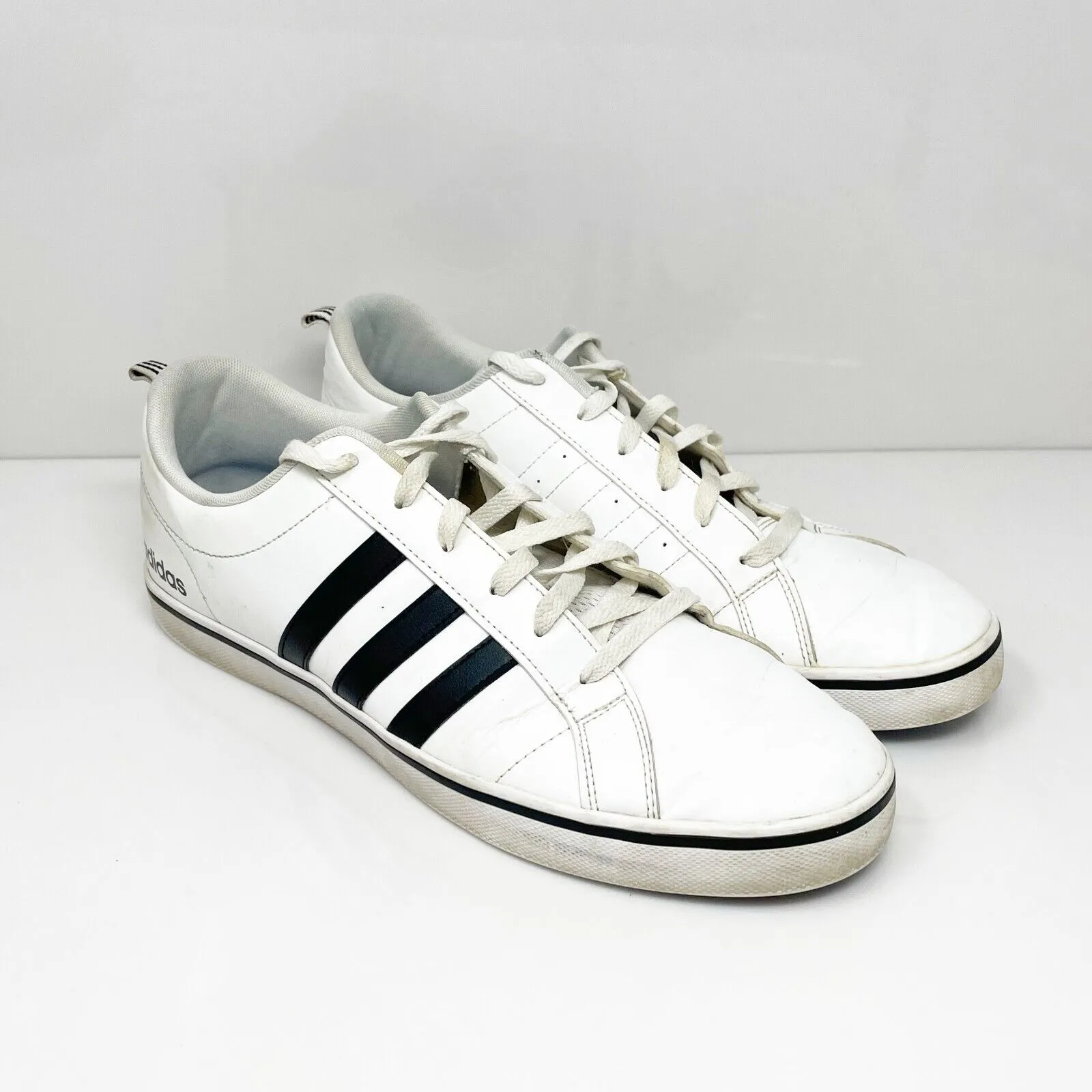 Adidas Mens VS Pace AW4594 White Casual Shoes Sneakers Size 12