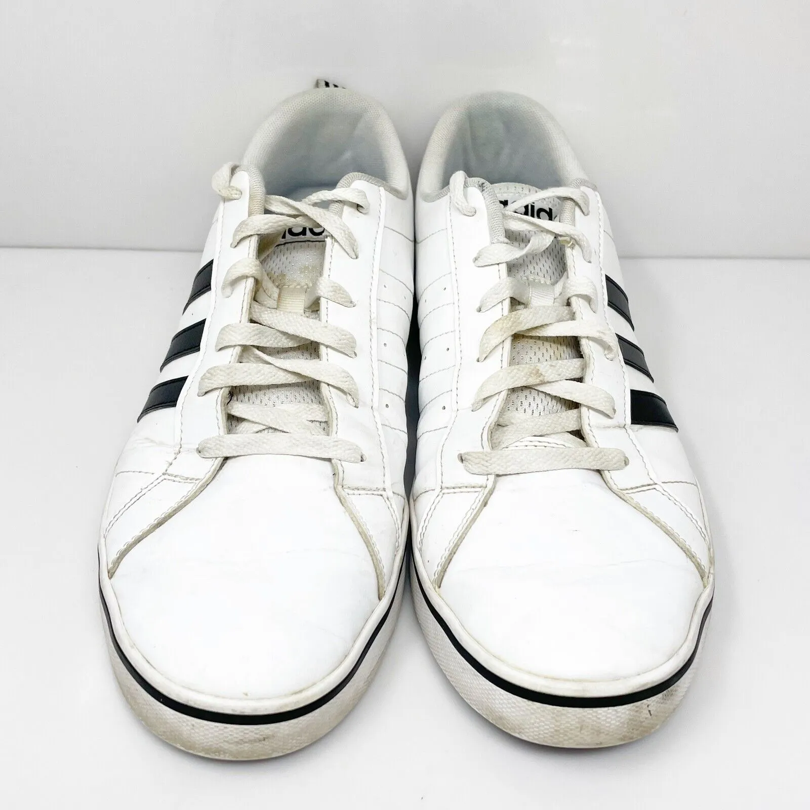 Adidas Mens VS Pace AW4594 White Casual Shoes Sneakers Size 12