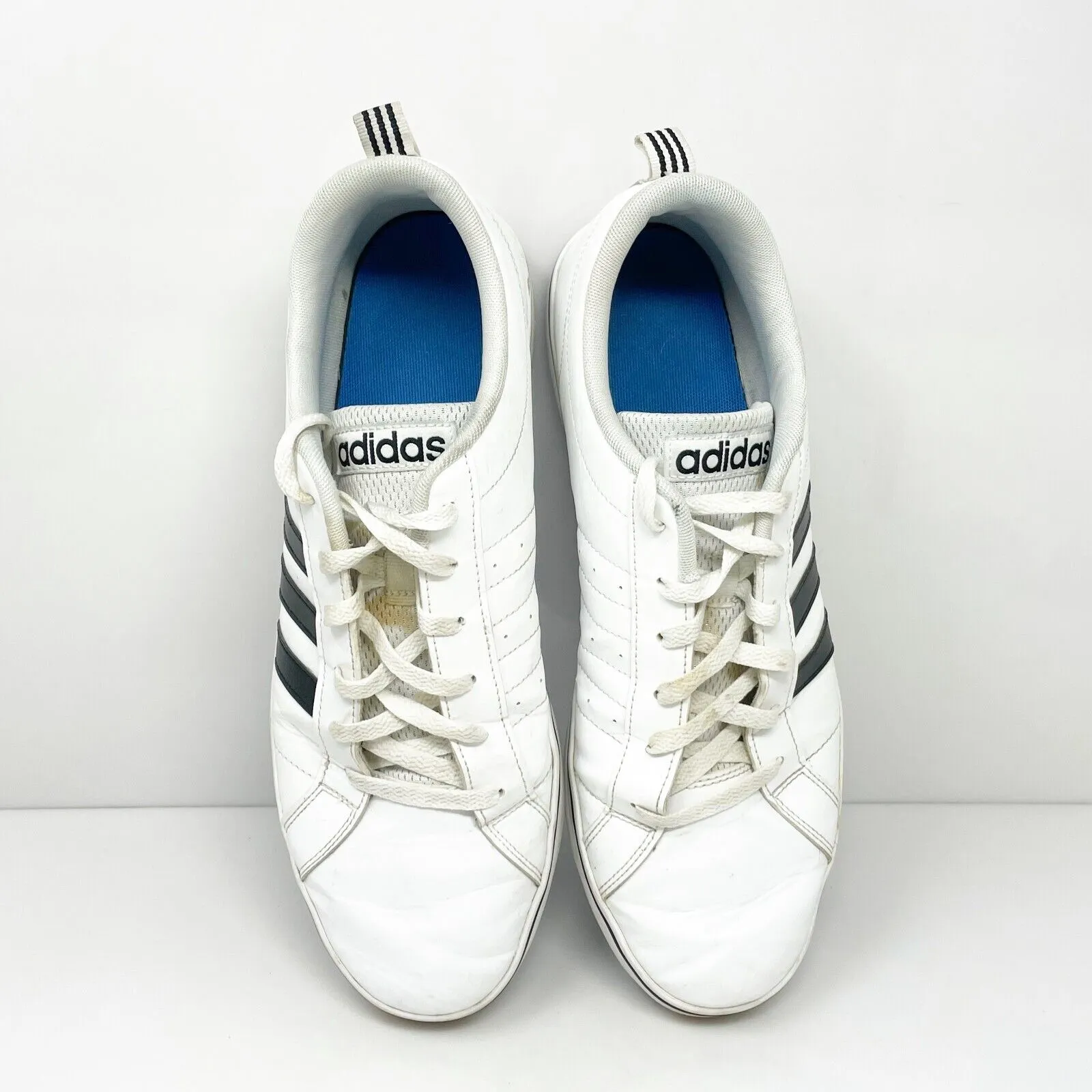 Adidas Mens VS Pace AW4594 White Casual Shoes Sneakers Size 12