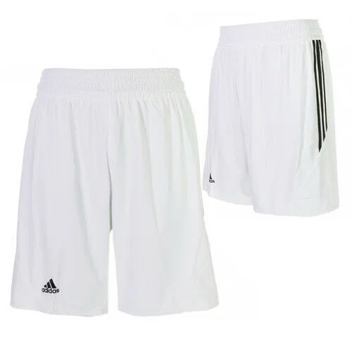 Adidas Men's White Shorts - E Kit Sho 3.0