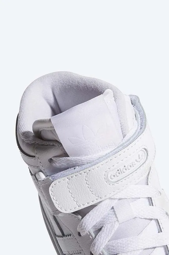 adidas Originals leather sneakers Forum Mid J white color