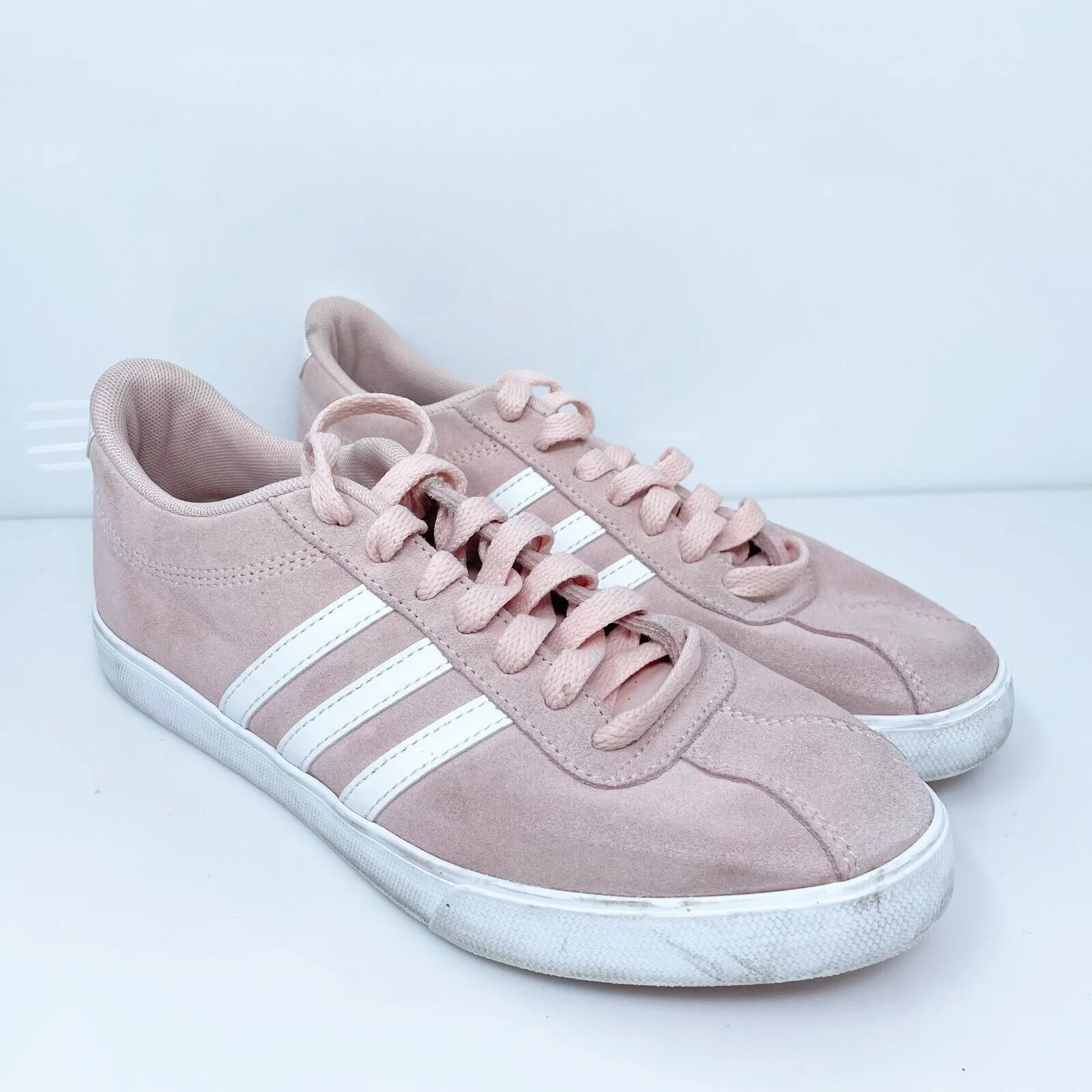 Adidas Womens Courtset CG5818 Pink Casual Shoes Sneakers Size 7