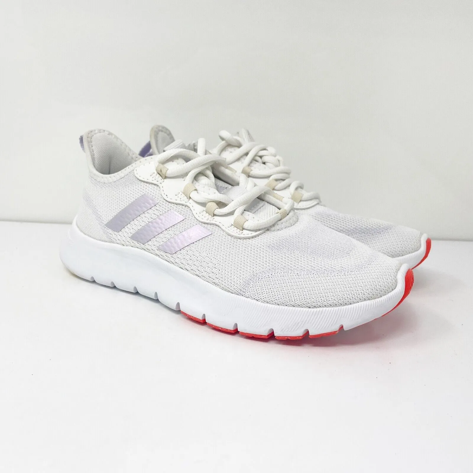 Adidas Womens Nario Move GZ9048 White Running Shoes Sneakers Size 6