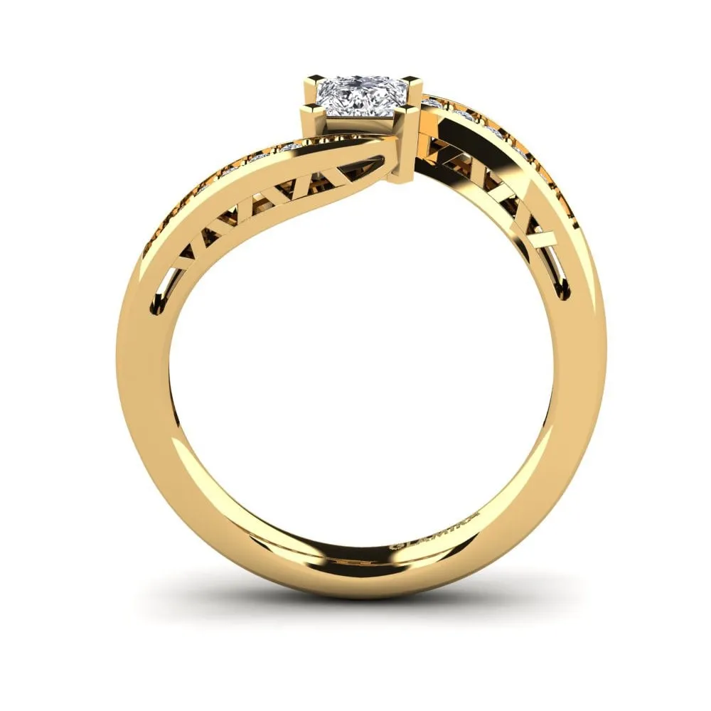 Afrodille engagement ring