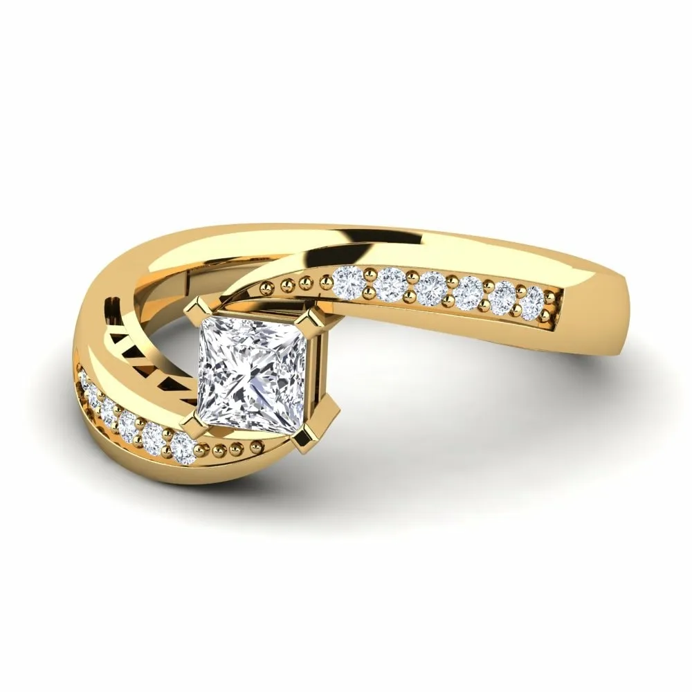 Afrodille engagement ring