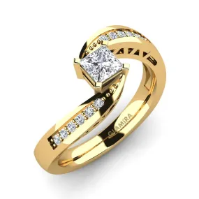 Afrodille engagement ring