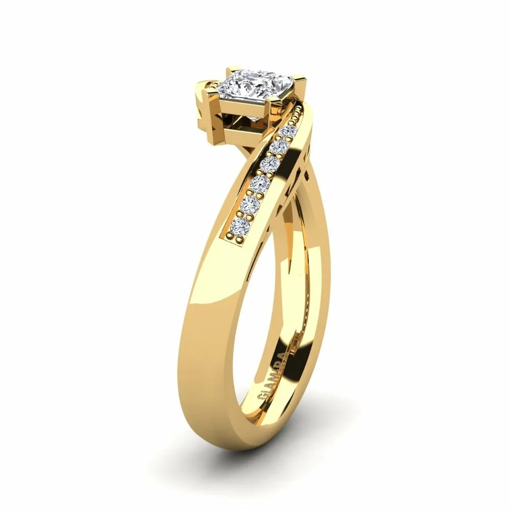 Afrodille engagement ring