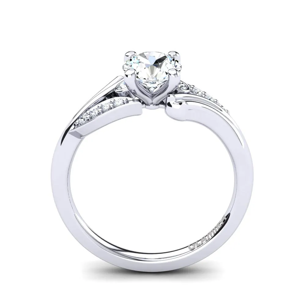 Agnella 0.8 crt engagement ring