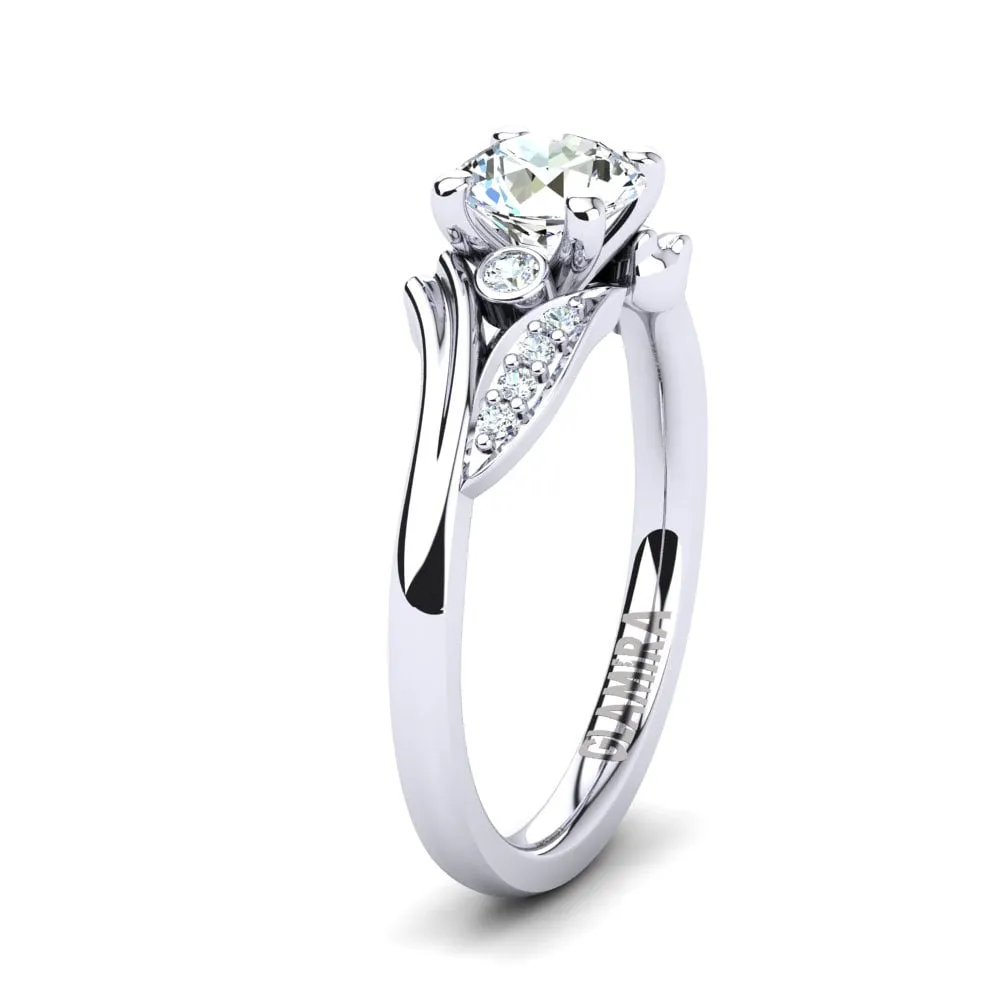 Agnella 0.8 crt engagement ring