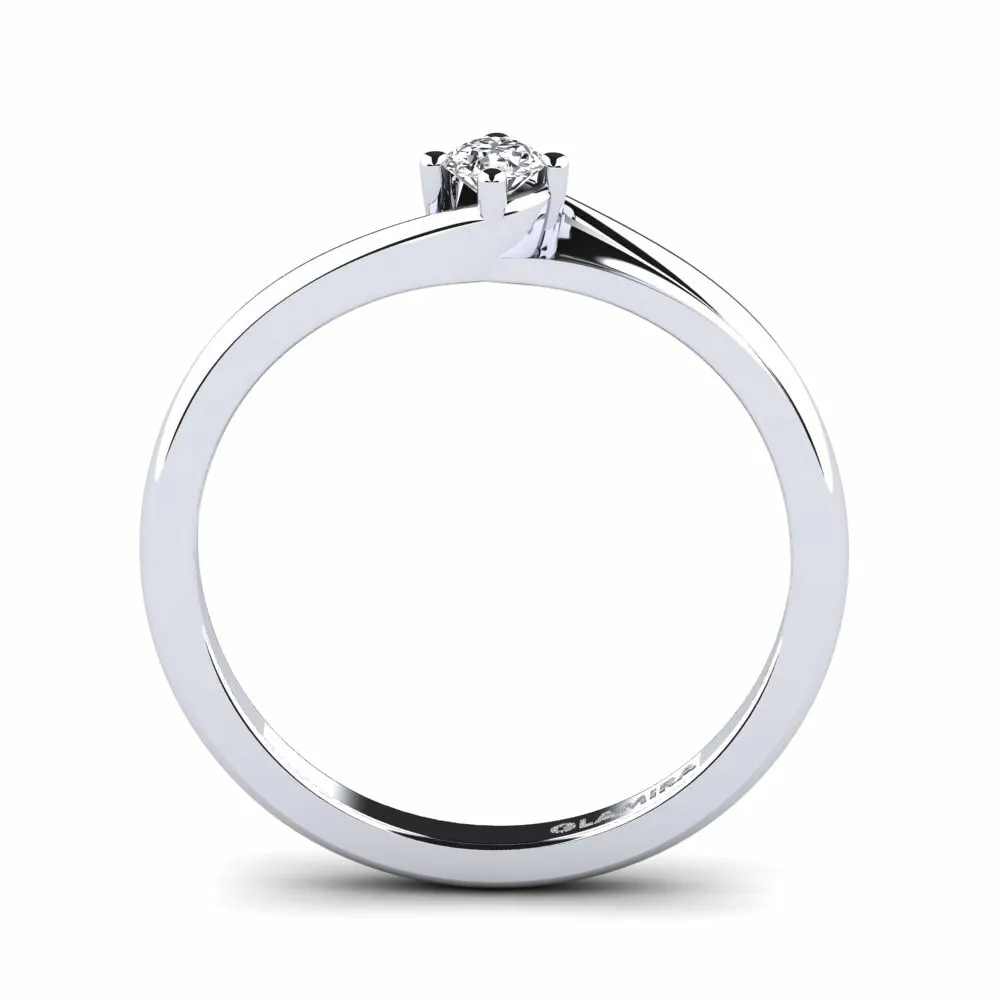 Alfrida engagement ring - 0.1 carat