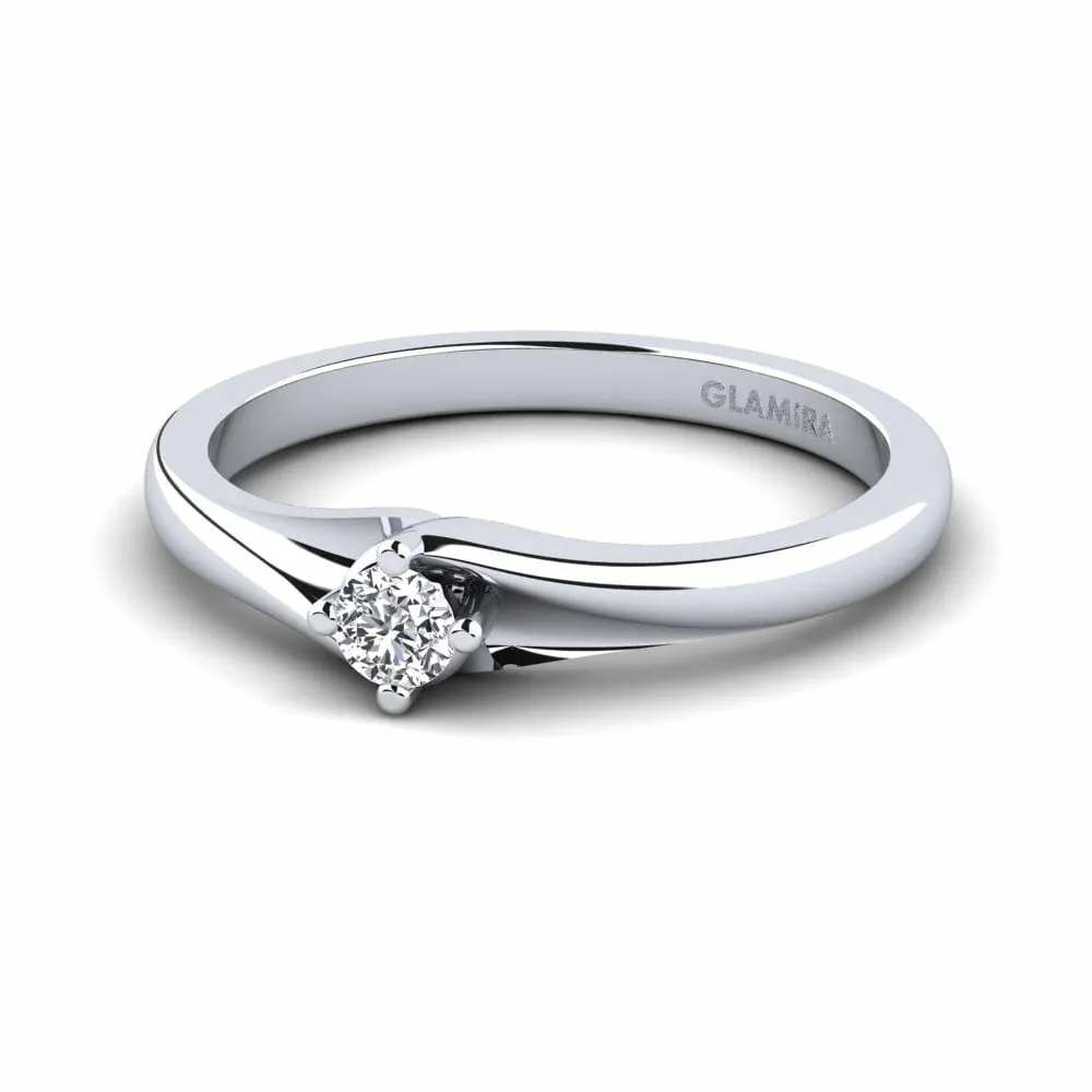 Alfrida engagement ring - 0.1 carat