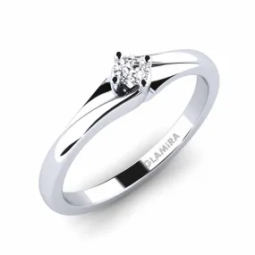 Alfrida engagement ring - 0.1 carat