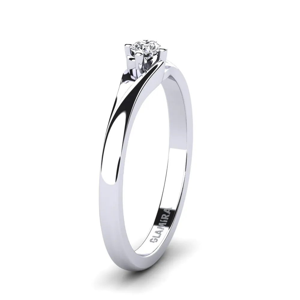 Alfrida engagement ring - 0.1 carat