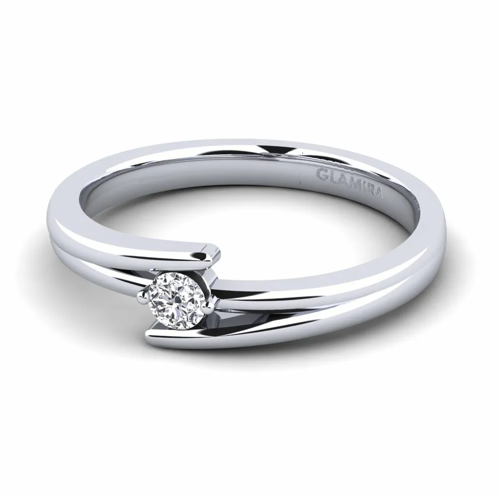 Amalia engagement ring 0.1 carat