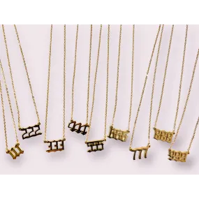 Angel Number Necklaces