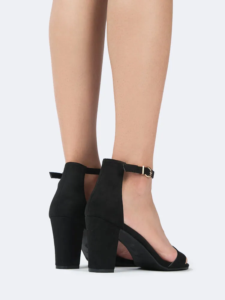 Ankle Strap Block Heels