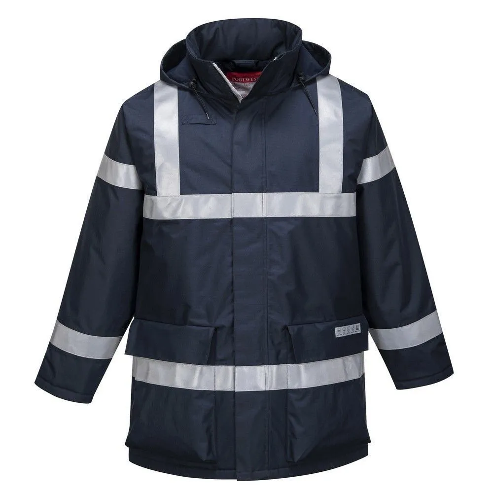 Antistatic and fire-resistant Bizflame Rain jacket