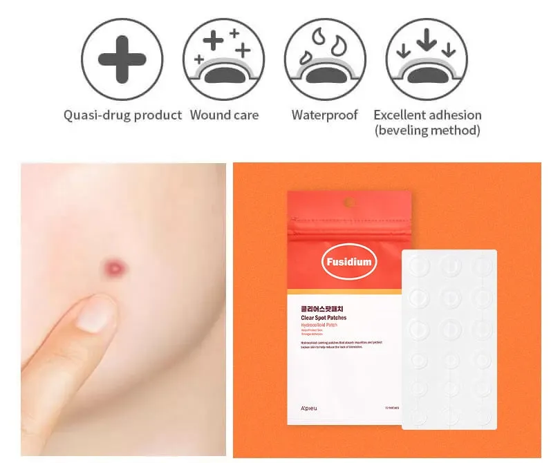 A'pieu Fusidium Clear Spot Patches - Best Acne Patches for Clear Skin