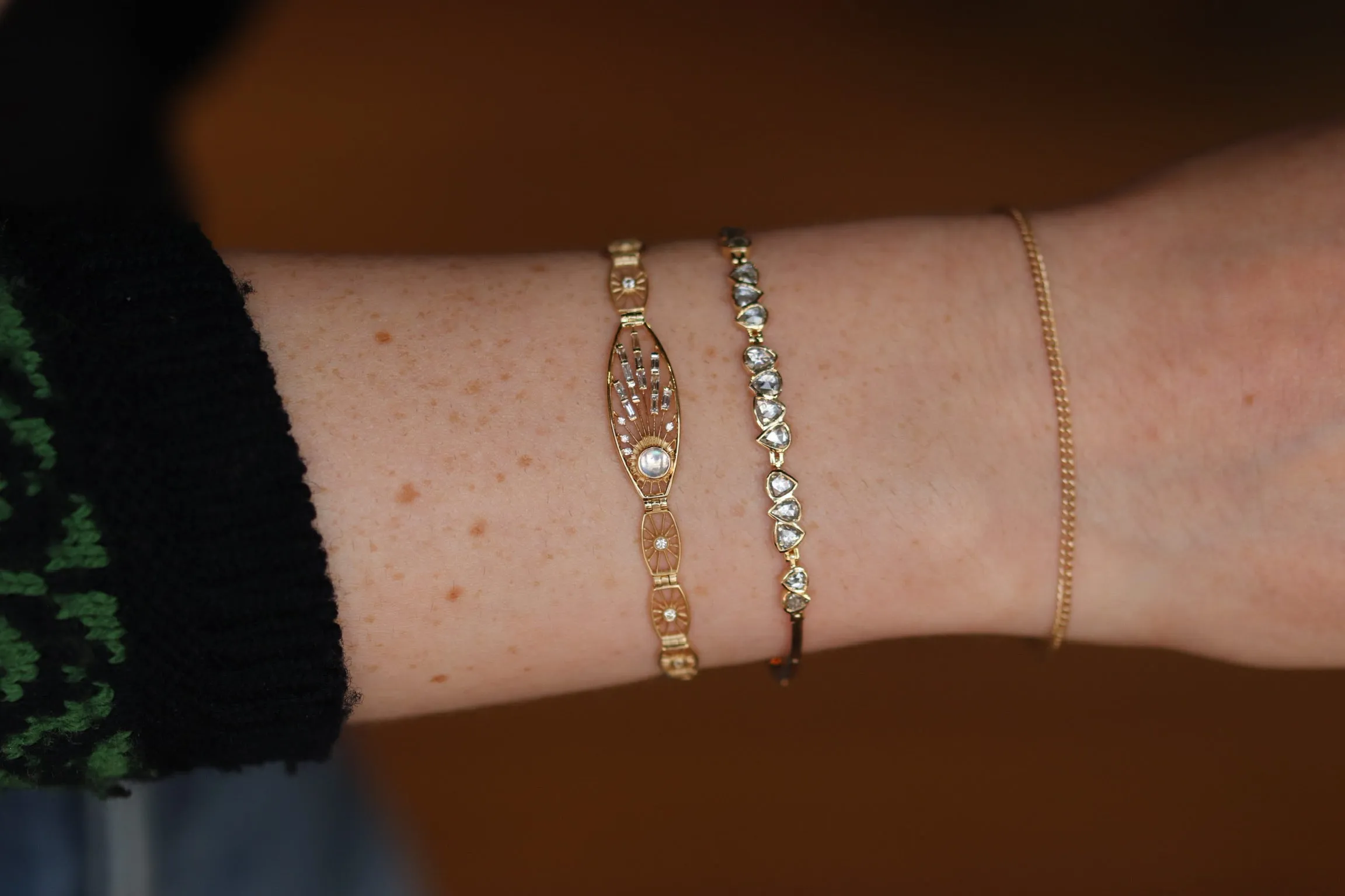 Arctic Moonstone Bracelet