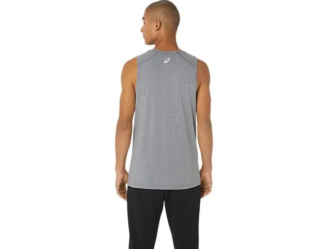 ASICS Men's Hex Gray Tank Singlet