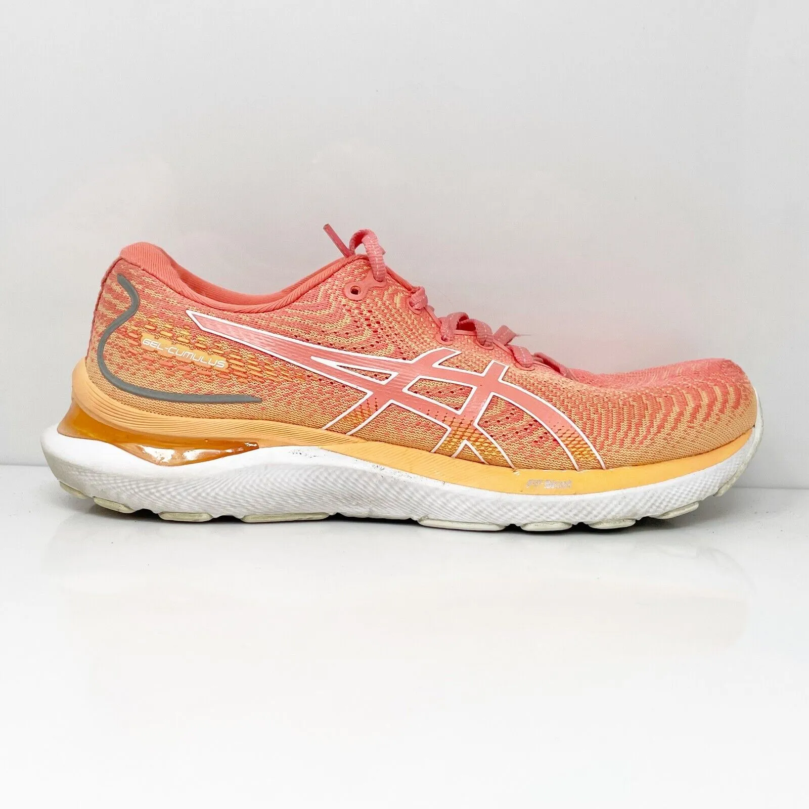 Asics Womens Gel Cumulus 24 1012B206 Orange Running Shoes Sneakers Size 9.5