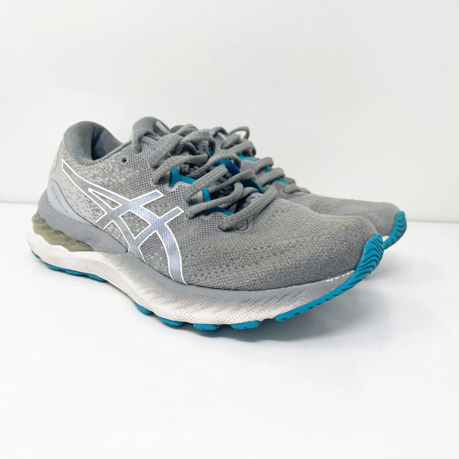 Asics Womens Gel Nimbus 23 1012A885 Gray Running Shoes Sneakers Size 6