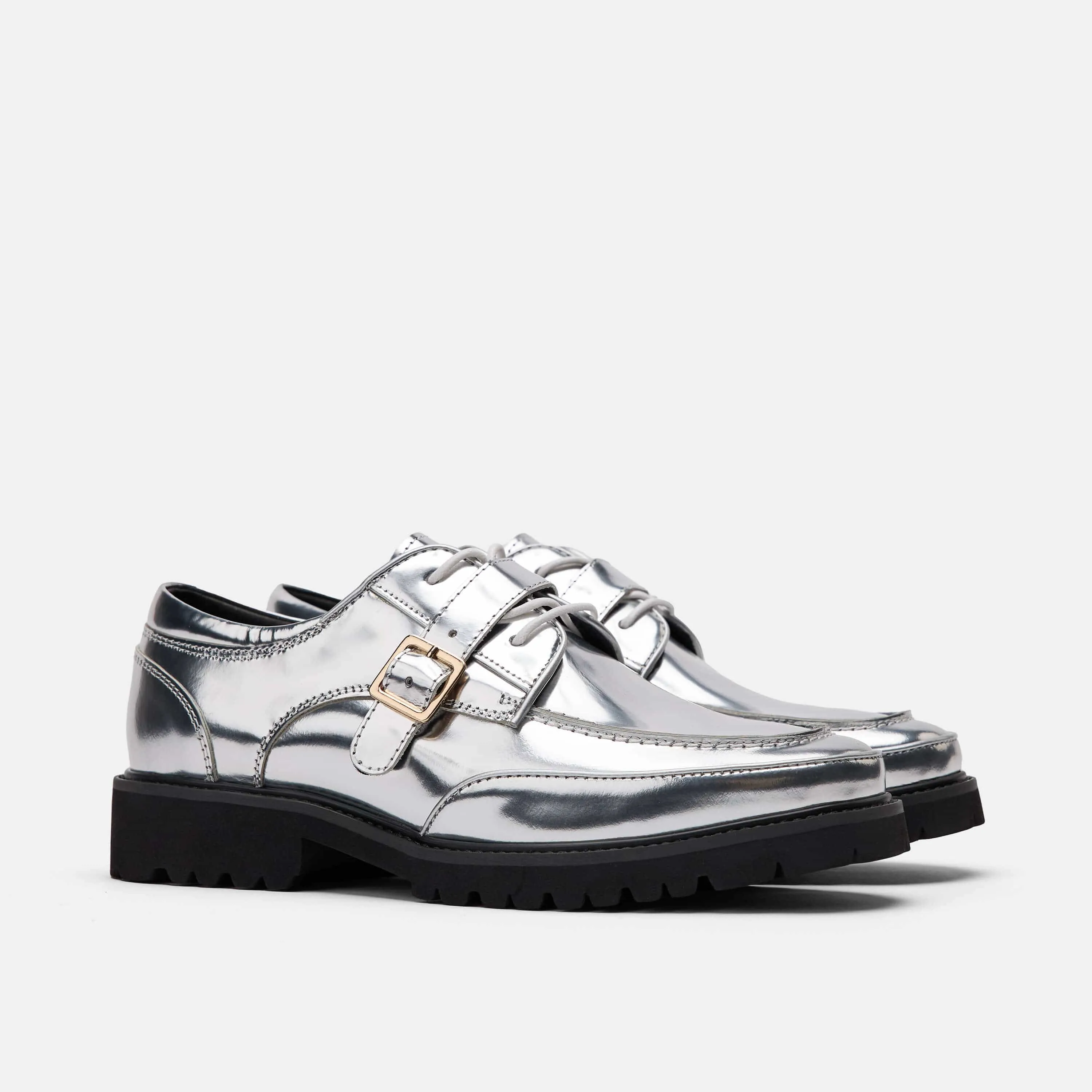 Atlas Chrome Patent Leather Lug Derby