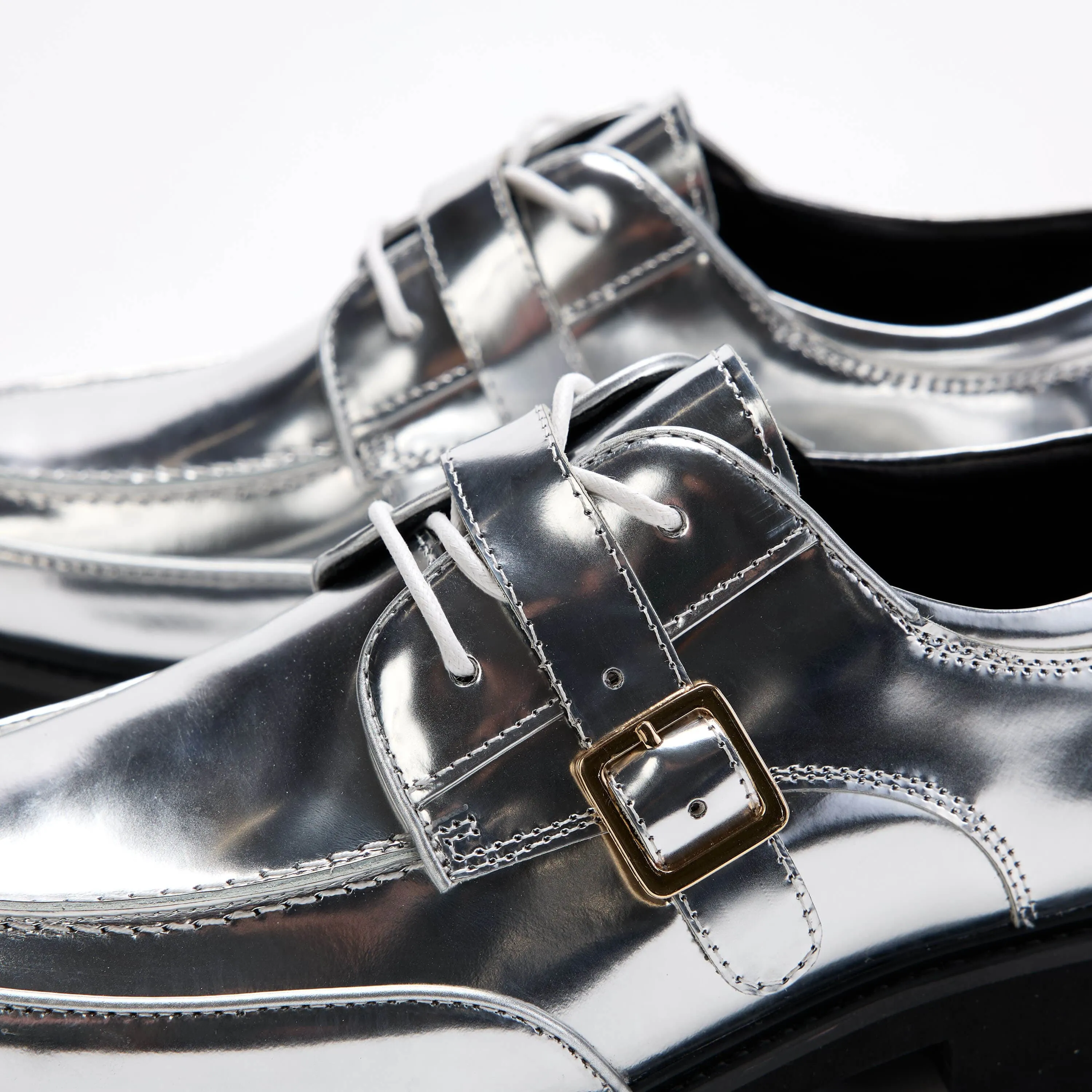 Atlas Chrome Patent Leather Lug Derby