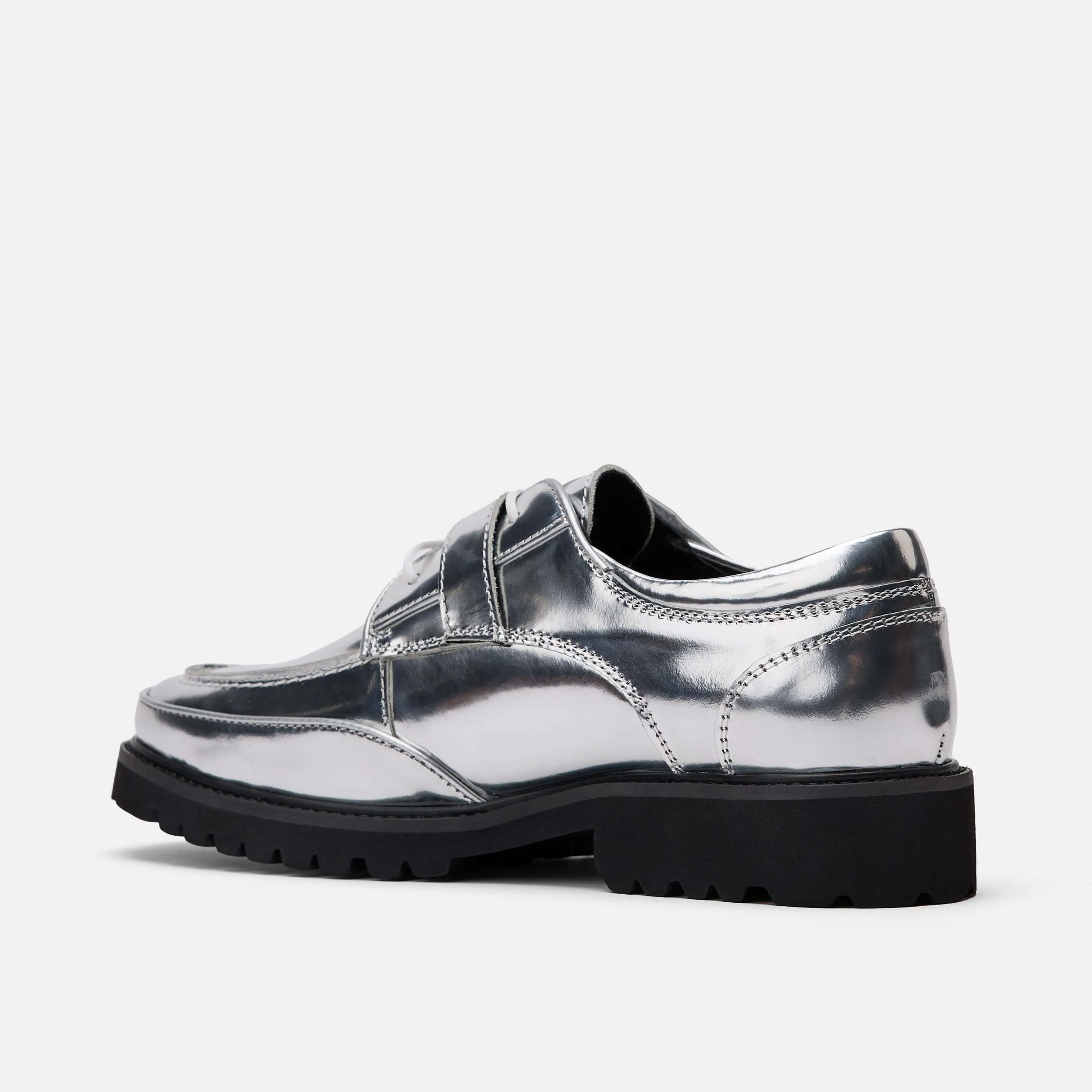 Atlas Chrome Patent Leather Lug Derby