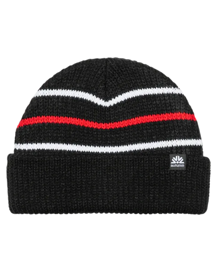 Autumn Vintage Beanie Black | Beanies Mens | Snow Skiers Warehouse