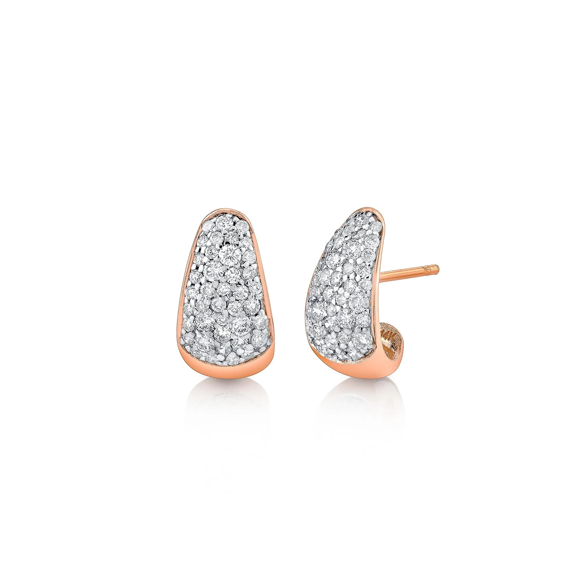 Baby Diamond Tusk Earrings