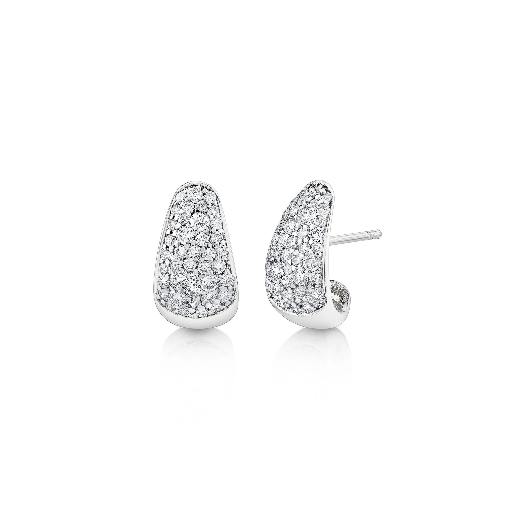 Baby Diamond Tusk Earrings