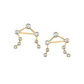 Baby Libra Diamond Constellation Studs – Shop Now.