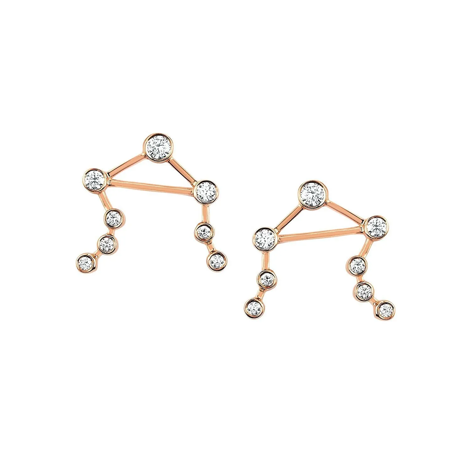 Baby Libra Diamond Constellation Studs – Shop Now.